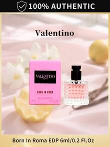 Valentino Donna Born In Roma Eau De Parfum With Bourbon Vanilla & Jasmine/Green Stravaganza Eau De Parfum With Vanilla & Tea Accord Travel Mini Size(6ml/0.2 Fl.Oz) - Vanilla & Jasmine - 查看 1