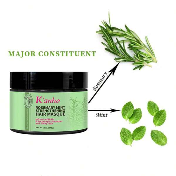 1pc 100ml 3.38 Fl. Oz Panbella Rosemary Mint Hair Mask Natural Plant Extract KH-130