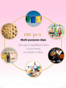 50/100 chiếc kẹp gỗ mini nhiều màu sắc, thích hợp để đựng ảnh, đồ thủ công và đồ trang trí - Thích hợp để treo tranh nhỏ để trưng bày (màu ngẫu nhiên), đồ dùng học tập, trở lại trường - Nhiều màu - Xem 12