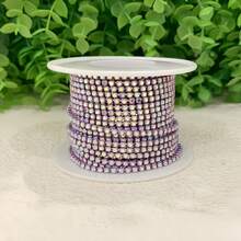 (5码/10码)银色AB钻、水晶钻密链、银钻、爪链、钻石链、钻石爪链、钻石装饰链、电泳链、电镀密爪钻石缝纫工艺链DIY、圣诞节和万圣节装饰、优雅简约身体链、钻石装饰链、 - 彩色 - 查看 24