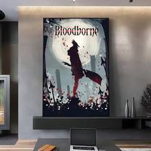 1 件/3 件墙面艺术海报可选框架墙面装饰，房间装饰黑暗猎人 B-血源游戏海报高清艺术防水家居客厅卧室酒吧美学装饰 - 彩色 - 查看 14