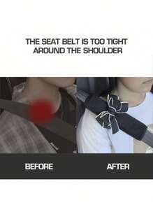 1pc/ 2 PCS Universal Comfort Car Seat Belt Covers - Universal Fit For Vehicle - Cute & Creative Bowknot Protective Covers For Car Seat Belts - Interior Decoration Set