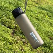 1pc 33OZ/1000ml Outdoor Large Capacity Sports Water Bottle With Time Markings, Large Capacity Water Bottle With Handle Strap And Drinking Spout, Suitable For Outdoor Sports, Fitness, Cycling, Camping, School, Holiday Gifts, Birthday Gifts - Multicolor - View 6