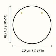 1pc Decorative Wooden Plaque, Today's Plan, Interesting Decor, Personalized Decor, Christmas Round Wooden Sign, Holiday Decor, Funny Christmas Party Decoration, Merry Christmas, Happy New Year, Christmas Gift, Christmas Hanging Ornament Home Decor Christmas Decorations Room Decor - Multicolor - View 3