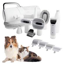 Kit de aseo y aspiradora profesional de 13 piezas: elimina el 99 % del pelo de tu mascota con 5 herramientas de aseo para perros, gatos y otros animales. - Multicolor - Ver 1
