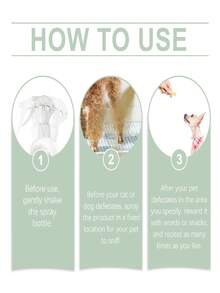 Pet Toilet Training Spray - Helps Train Cats & Dogs To Develop Good Bathroom Habits, Guides Bowel Movements, Deodorizes, Detangles - Random Old/New Version Sent