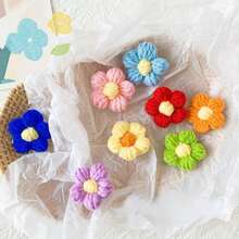 10/50/100 chiếc hoa trang trí móc thủ công, mềm mại, thích hợp để trang trí áo len, quần áo, phụ kiện tóc và đồ dùng may vá trang trí nhà cửa | Màu sắc ngẫu nhiên - Nhiều màu - Xem 5