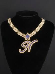 女士银色项链 - A-Z字母蝴蝶吊坠项链和手链套装，个性化链首饰，可刻名字或幸运字母，时尚礼物，适合特殊场合 - 蝴蝶型 - 查看 11