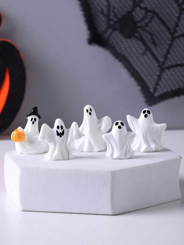 1 Set Halloween Creative Ghost, Demon, Pumpkin, Witch Miniature Decorations, DIY Home Center Decor, Bedroom Cabinet Decor, Halloween Party Decoration, Halloween Holiday Gift Home Decor Halloween Decor Fall Decor Room Decor Autumn Decor