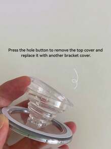 Transparent Magnetic Bracket, Simple And Stylish Design, Both Beautiful And Practical, Airbag Bracket, Strong Magnetization, Not Easy To Fall Off, Allowing You To Use Your Phone More Safely