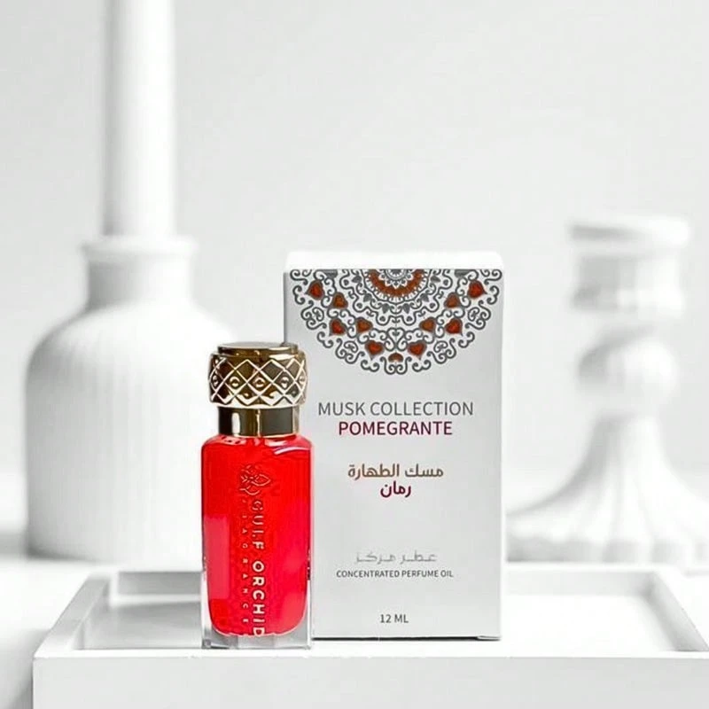 Musk Collection Pomegranate 12ML Extrait De Parfum Sans Alcool Unisex - Woody & Earthy - View 1