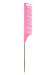 Professional Point Tail Comb Pin Tail Comb Rat Tail Comb Parting Comb Stainless Steel Tail Comb Anti-Static Hair Comb, Braiding Combs, Fine Tooth Rat Tail CombHighlight Comb Tail Combs Highlight Comb Multifunctional For Normal Hair - Attractive Candy Color,Bridal Hair Combs Perfect For Barber Shops, Salons And Home Use