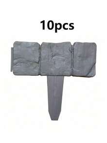 10/20/30 件塑料花园边缘石框架装饰，装饰性花坛边界草坪景观围栏，赤陶互锁草坪栅栏，花园庭院植物边界 - 彩色 - 查看 12