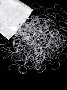 300 件青少年发圈，儿童橡皮筋，适合女孩细小发圈，发饰