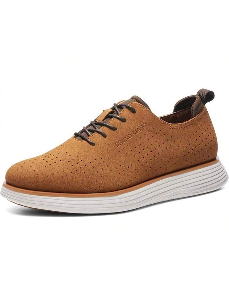 Men\'s MaxFlex Fashion Dress Sneakers Oxfords Classic Casual Perforated Shoes Amazon.com | Bruno Marc MaxFlex Men main image 2