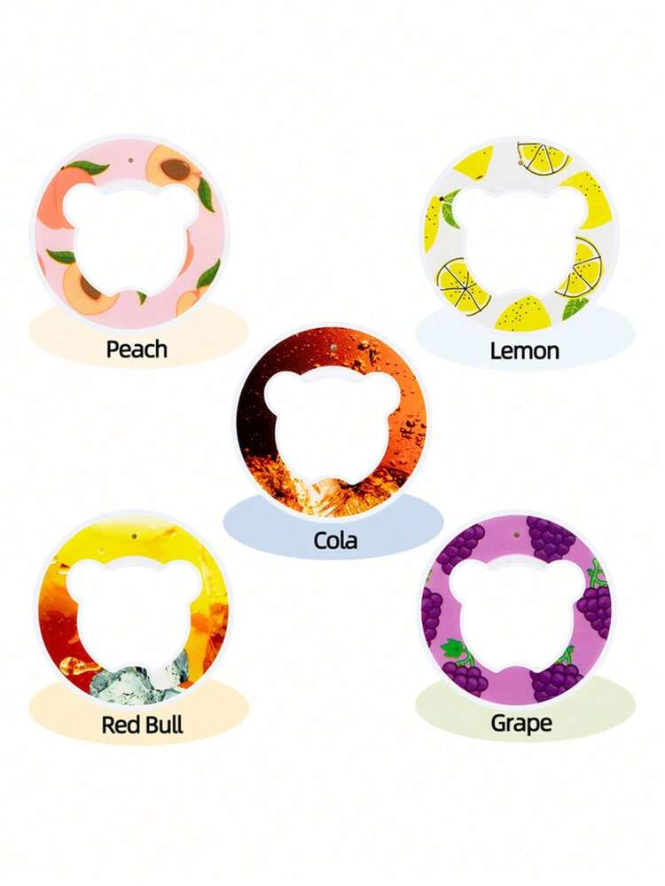 Lot De 4 Capsules Aromatiques Pour Bouteille D’eau – Saveurs Citron, Cola, Red Bull, Sprite – Sans Sucre, Réutilisables – Pour Sport, Course, Extérieur