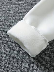 3pcs/Set Boys' Casual Autumn/Winter Letter & Number Print Hooded Sweatshirts, Warm & Fashionable