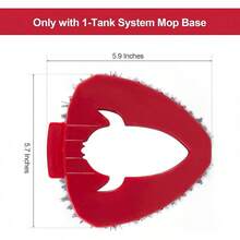 Spin Mop Scrub Brush Compatible O Cedar EasyWring 1-System, Floor Scrubber Mops Cleaning Brush Bathroom, Kitchen, Tub And Tile, Spin Mop Attachments - 1 個刷子 + 底座 - 查看 8