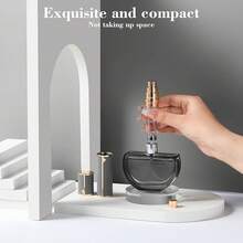 Travel Refillable Perfume Bottle, Leak-Proof 5ml Atomizer, Portable Luxurious Pocket Perfume Dispenser Pump Transfer Tool For Women Men Travel Accessories. - 灰色-10ml - 查看 5