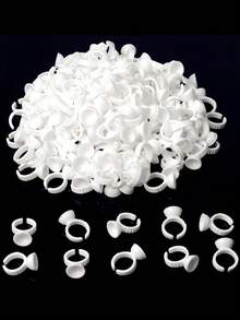 Lash Glue Holder, Blooming Flower Eyelash Extension Adhesive Tray For Makeup Use - Multicolor - View 10