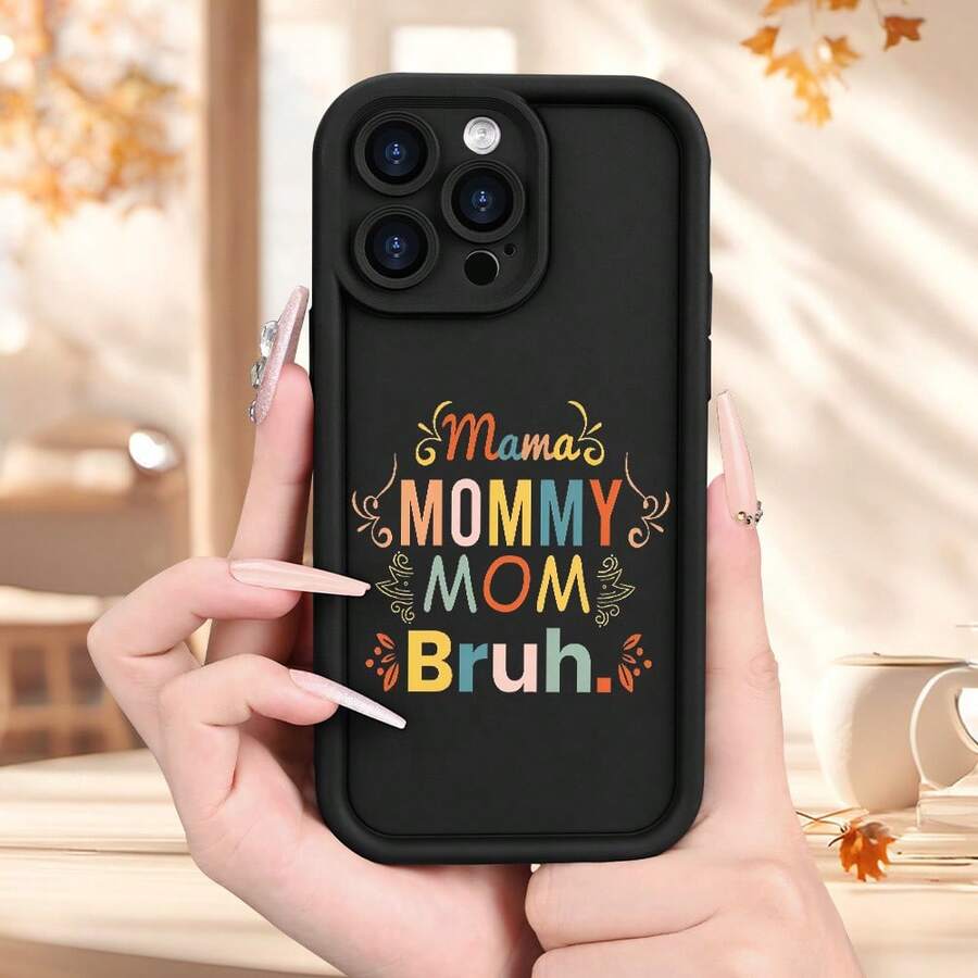 [Teléfono] Funda con diseño de perezoso, flor y perezoso, textura esmerilada, agarre cómodo, ideal para hombres y mujeres - Negro - Ver 1