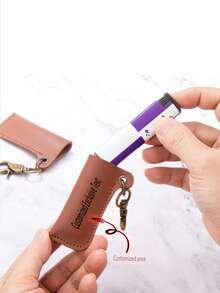 Lighter Case,New Gift Item, Cigarette Case With Lighter Built-In,Lighter Case,Lighter Box, Dual-Size Custom Lighter Box, Made Of PU/Plastic Dual Materials, Available In Multiple Colors, Laser Engraved Exclusive Text, Giving It A Unique Commemorative Attribute,