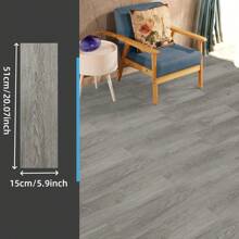 1 Set/10 Stück 51cm x 15cm Holzmaserung Bodenstreifen Selbstklebende Fußbodensticker, frei gestaltbar, Wanddekorations-Aufkleber, ablösbar und klebend, selbstklebende Tapete, selbstklebende Wandaufkleber, Fußbodensticker für Wohnzimmer, Schlafzimmer, Büros, verschiedene Innenräume