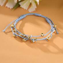 1 Set New Bohemian Style Hollow Weaving Expandable Bracelet Bangle