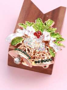 Christmas Series Baroque Bell Exquisite Brooch And Pin Jewelry Combining Retro Elegance With Unique Design - color - View 7