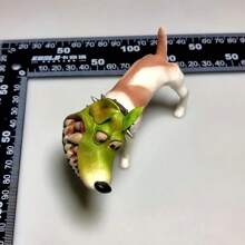 1pc Green Facehugger Statue - Resin Horror Movie Collectible, With Sharp Teeth And Spiked Collar, Indoor/Outdoor Decor Figurine, Detailed Craftsmanship Home Decor Halloween Decor Room Decor Halloween