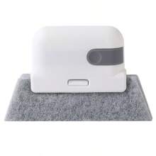 1 pieza Cepillo de limpieza de ranura de alféizar de ventana, herramienta de limpieza de vidrios de ventana para rieles y grietas