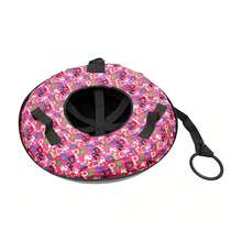 Inflatable Sledding Tube For Winter Fun - Durable Oxford Cloth, 80cm, Perfect For Kids And Adults, Quick Inflation, Lightweight, Ideal For Snowy Adventures - Multicolor - View 6