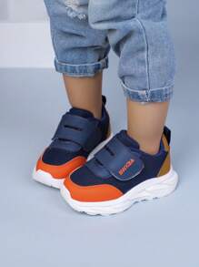 1双幼儿/小童宽版简约休闲运动鞋 - 藍色 - 查看 2