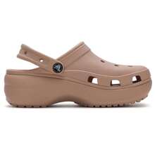 Crocs 经典云朵木屐镂空透气女鞋，户外/旅行/休闲 206750-7AF - 焦糖粉 - 查看 2