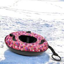 Inflatable Sledding Tube For Winter Fun - Durable Oxford Cloth, 80cm, Perfect For Kids And Adults, Quick Inflation, Lightweight, Ideal For Snowy Adventures - Multicolor - View 9