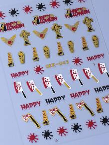 蜘蛛自粘指甲贴纸 Y2K DIY 美甲装饰沙龙家居 DIY 设计