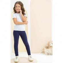 Kit 5 Calça Leg Legging Cotton Infantil Juvenil Menina Tamanho 1 a 16