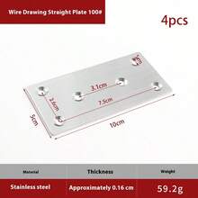 4个不锈钢90度L型角支架，适用于重型货架支撑，加厚三角形金属框架连接件，耐腐蚀墙装支架，适用于厨房、衣柜、车库和起居空间收纳，可靠的转角支撑，安装简便，防倾倒设计，多功能DIY置物架解决方案 - 彩色 - 查看 18