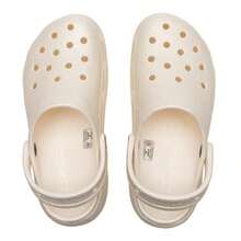 Crocs 207241-0WV Classic Shiny Cloud Clog Breathable Lightweight Slip-On Shoes, Suitable For Indoor/Outdoor & Daily Activities - Chalk Color - View 3