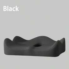 1 件记忆海绵座垫，符合人体工程学设计，适合长时间坐着 - 办公椅、家庭办公桌、汽车和轮椅支撑 - 缓解臀部、尾骨、尾骨和坐骨神经的压力 - 灰色/黑色针织面料，仅可手洗 - 座墊 - 查看 15