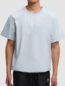 HOTSUIT Men's Short Sleeve Enhanced Sweat-Wicking Sauna Suit, Suitable For Running, Workout, Weight Loss - White - View 8