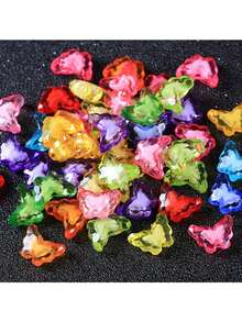 30pcs Unique Transparent Golden Butterfly Beads For Handmade Jewelry Making And DIY Crafts - 1 - View 7