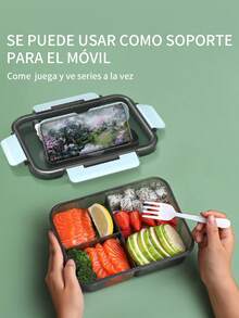 Lunch Box Loncheras  Para Lunch Fiambrera 1500 Ml, Lonchera - Celeste - Ver 1