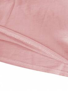 轻盈 Polo 领休闲开衫，百搭纯色优雅上衣，适合海滩、日常、通勤、工作、购物等场合，面料柔软，搭配松紧腰宽松长裤，两件套，春夏秋三季皆宜。 - 粉色 - 查看 6