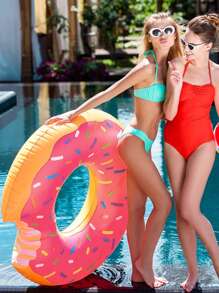 1/2 piezas Flotadores inflables de sandia para adultos - Accesorios de deportes acuáticos de verano y fiestas en la piscina, de material de PVC