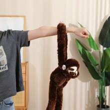 1 件可爱卡通悬挂系列毛绒玩偶 - 长臂猴、大猩猩、树懒、长臂猿、柔软填充玩偶装饰吊坠、窗帘系带、摄影道具、儿童生日礼物 - 彩色 - 查看 8