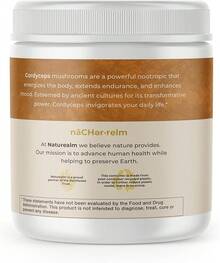 Sacred 7 Mushroom Coffee Booster |   Organic Mushroom Supplement Powder – Lions Mane, Reishi, Chaga & More |   Adaptogen + Nootropic |   100% Fruiting Bodies |   Mix With Coffee,Tea, Smoothies - 60 Servings - 冬蟲夏草 - 查看 3
