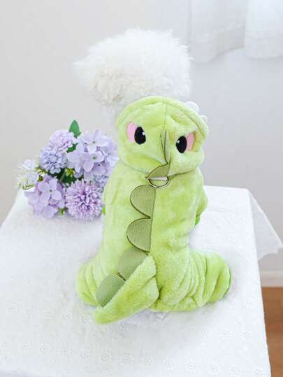 1 件宠物衣服，适合小型犬和猫的快乐狗猫服装，舒适温暖的秋冬装，可爱的狗狗服装