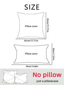 1 件万圣节南瓜毛绒靠垫套，绗缝工艺，秋冬枕套，床头板枕套，万圣节装饰枕套，不含枕芯，适用于房间、卧室、沙发装饰 - 白色 - 查看 2