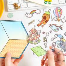 40pcs Stickers, The Sims Series, Exquisite DIY Landscape Fun Stickers, Scrapbook Supplies, Decorative Laptops, Phone Cases, Stationery Cases,School Supplies,Back To School - Multicolor - View 6